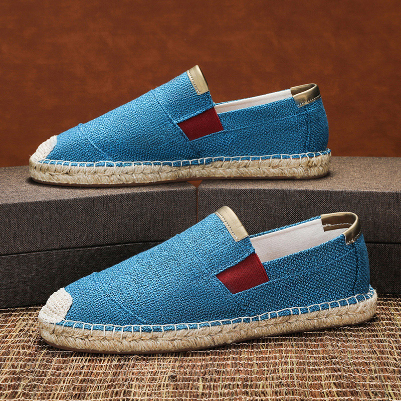 Men Shoes Trends - Zapatillas de Lona Novedad 2026 Calzado