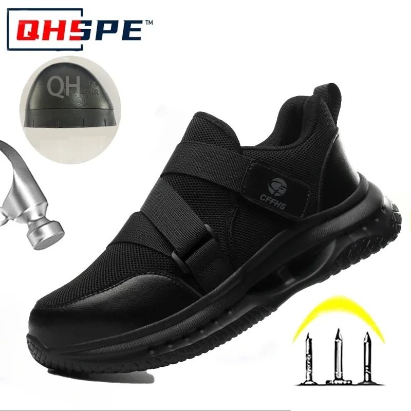 Men Shoes Must Have - Zapatos de Protección Laboral Ligeros, Anti-Impactos