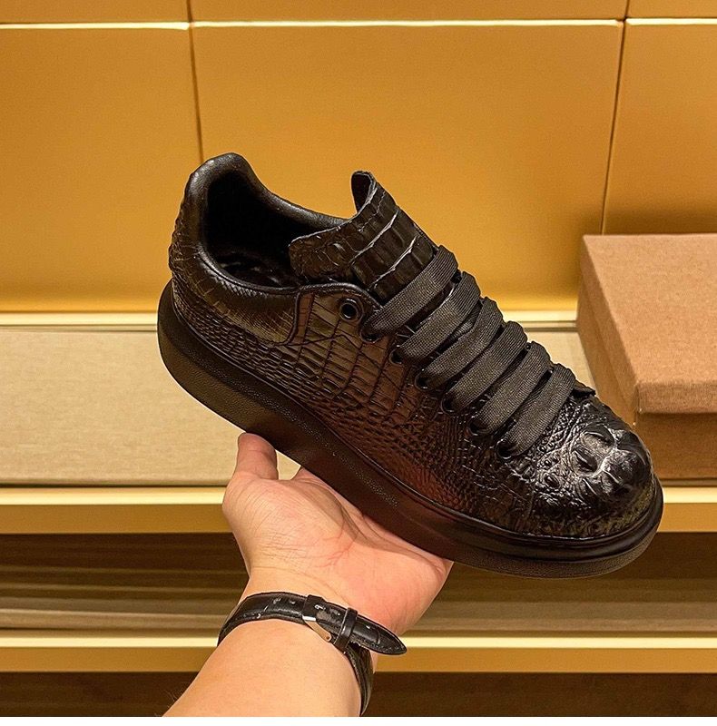 Men Shoes Runners - 2025 zapatos transpirables negros con estampado