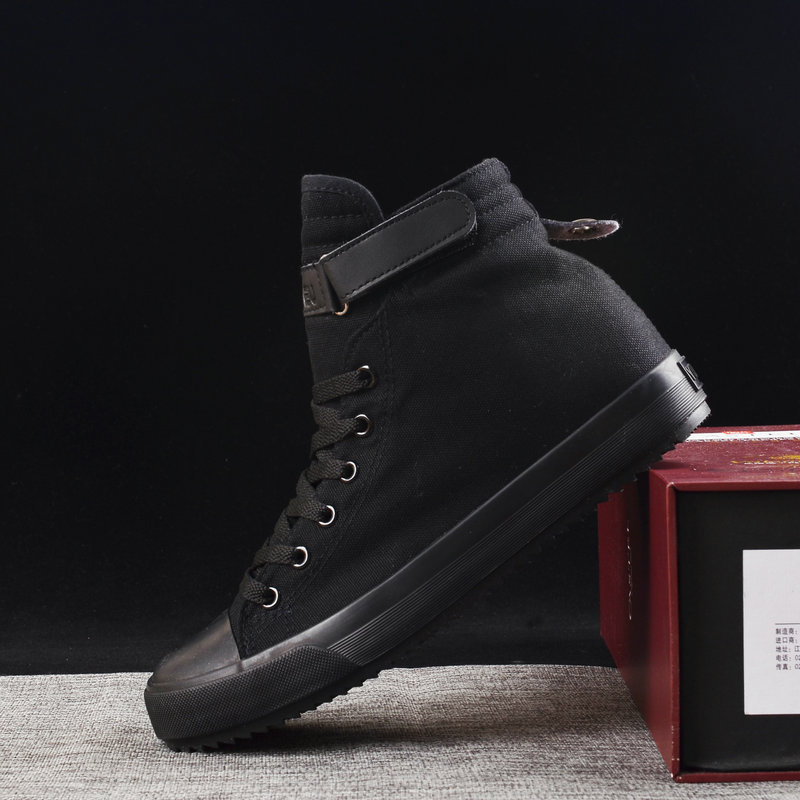 Men'S Shoes Black And White - Zapatillas de deporte de lona para