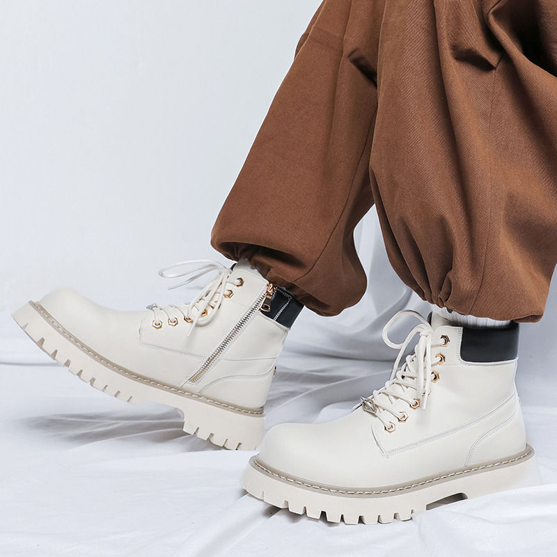 Botas de plataforma para vesti - Men'S Shoes Black And White reseña y precio