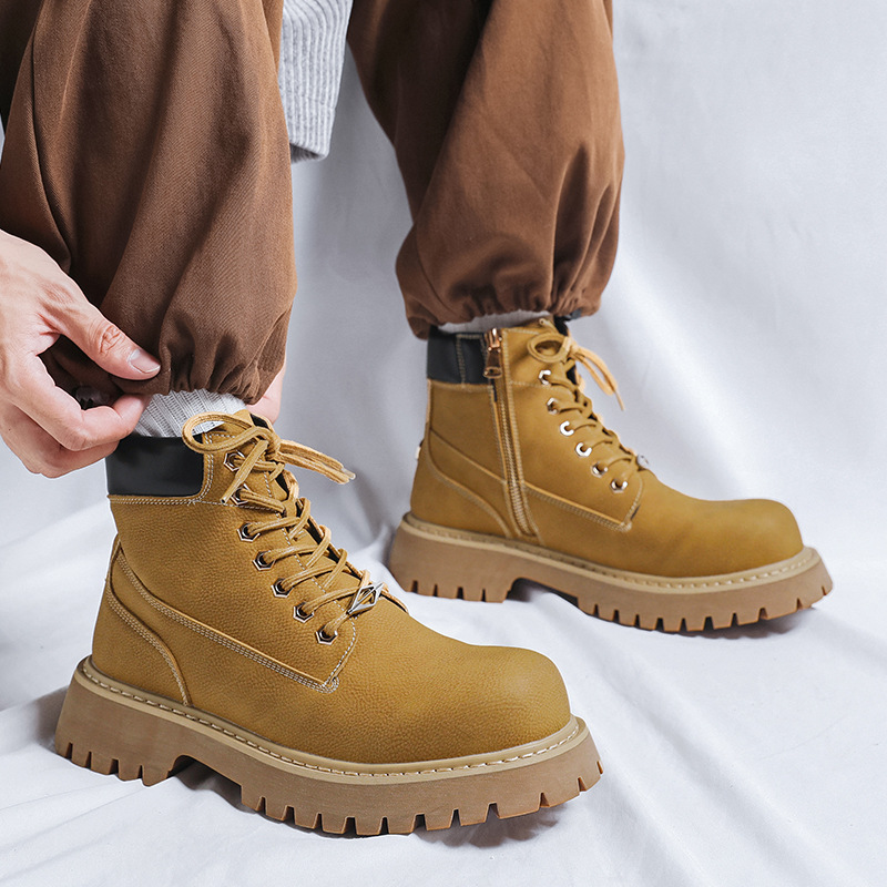 Botas de plataforma para vesti - Men'S Shoes Black And White reseña y precio