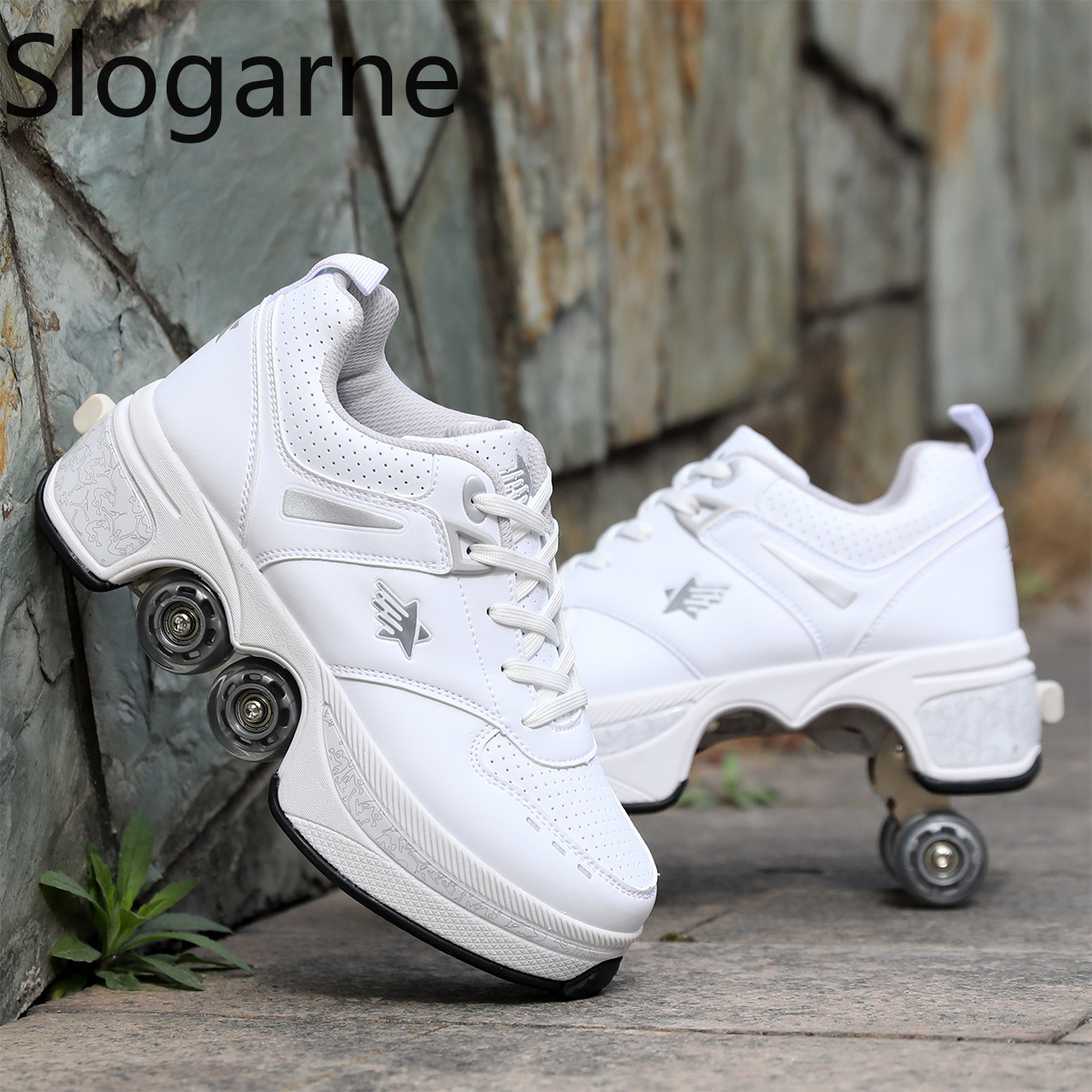 Zapatos de patines de 4 ruedas - Men'S Shoes To Women'S Size reseña y precio
