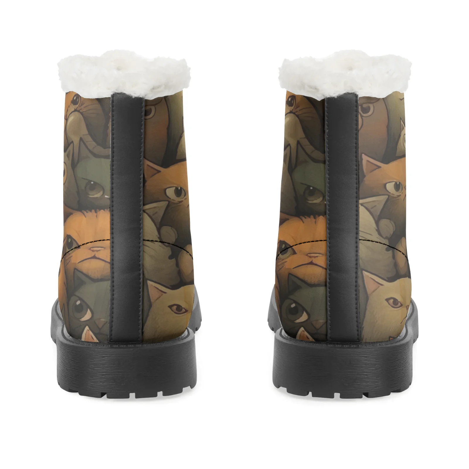 Botas de nieve de felpa con es - Men Shoes Eu To Us Size reseña y precio